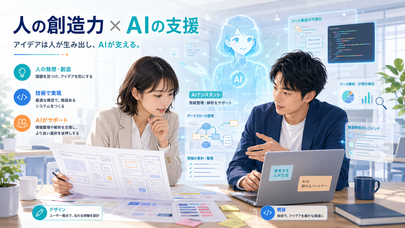 AIをアシスタントとして活用する正しいクリエイティブ体制